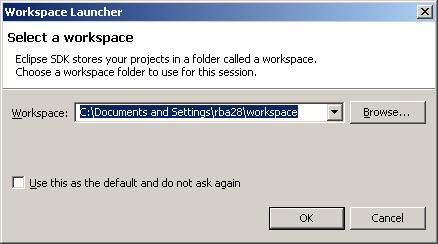 Creating a Workspace in Eclipse